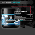 Gorilla Mind Hydroprime® Glycerol Pre-Workout - Hydrating Pre-Workout