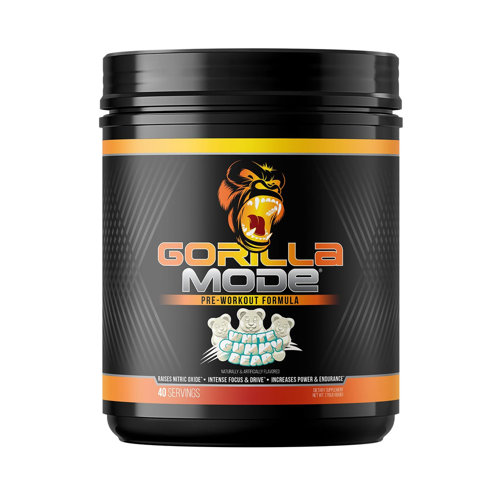 Gorilla Mind Pre Workout - (White Gummy Bear)