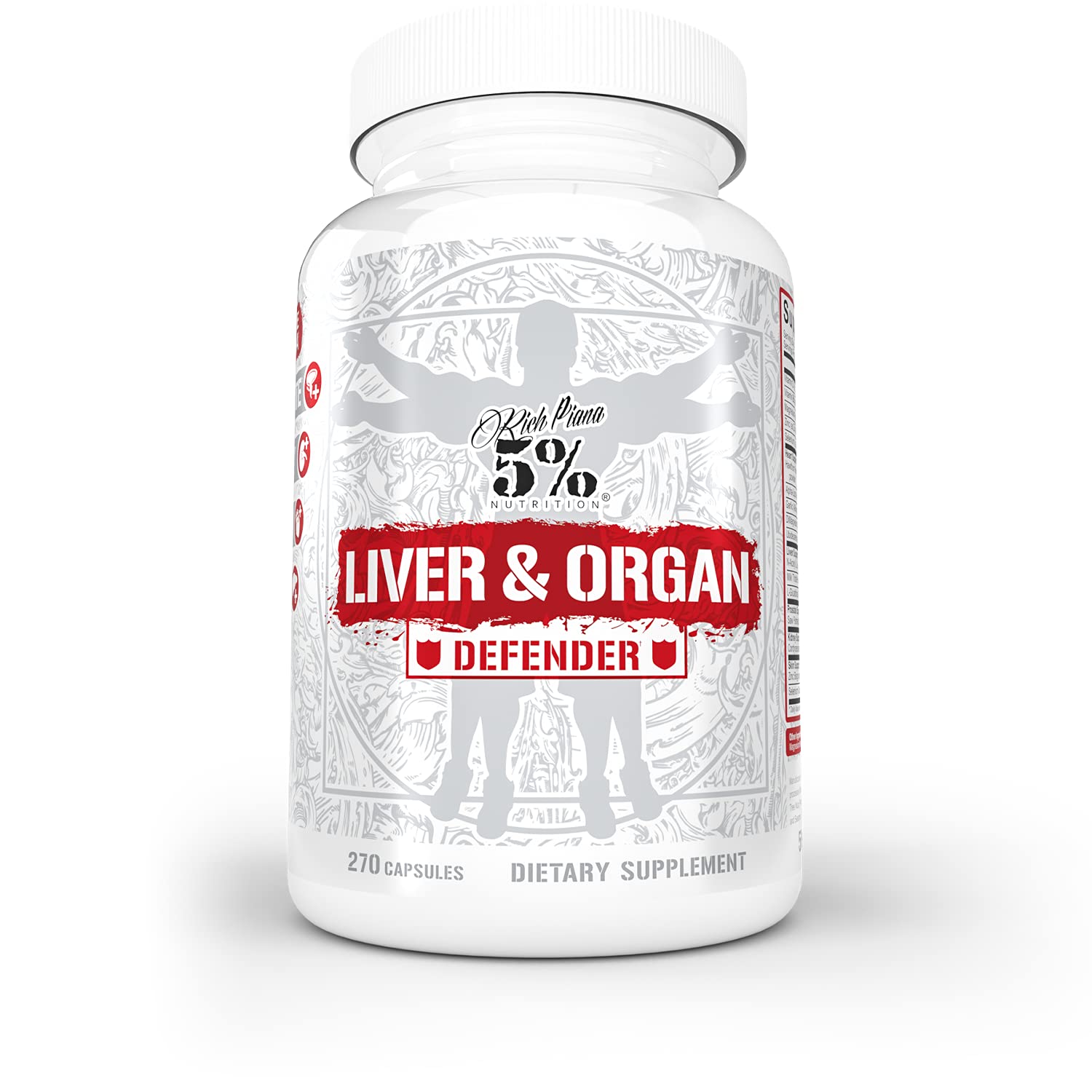 5% Nutrition Rich Piana Liver & Organ Defender Hawthorn Berry