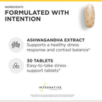 Integrative Therapeutics Cortisol Manager - Balance Cortisol & Support Relaxation for Restful Sleep* - Includes Ashwagandha & L-Theanine for Confidence with Less Stress* - 30 Tablets (15 Servings)
