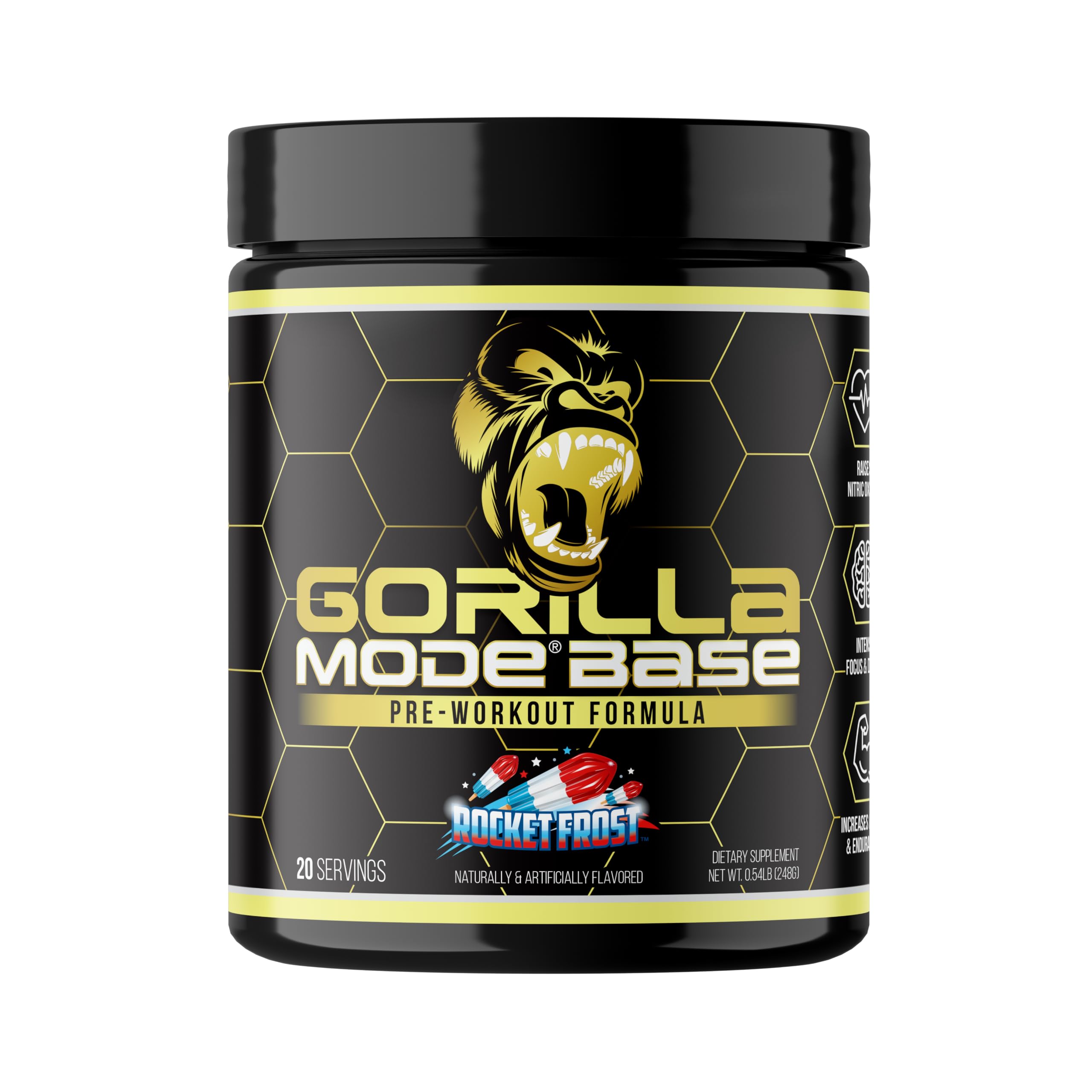 Gorilla Mode Base Pre Workout - (Rocket Frost)