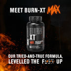 Jacked Factory Burn-XT Max - High-Performance Thermogenic Fat Burner & Appetite Suppressant for Weight Loss w/PurCaf Organic Caffeine, MitoBurn, Green Tea, Acetyl L Carnitine & More - 90 Capsules