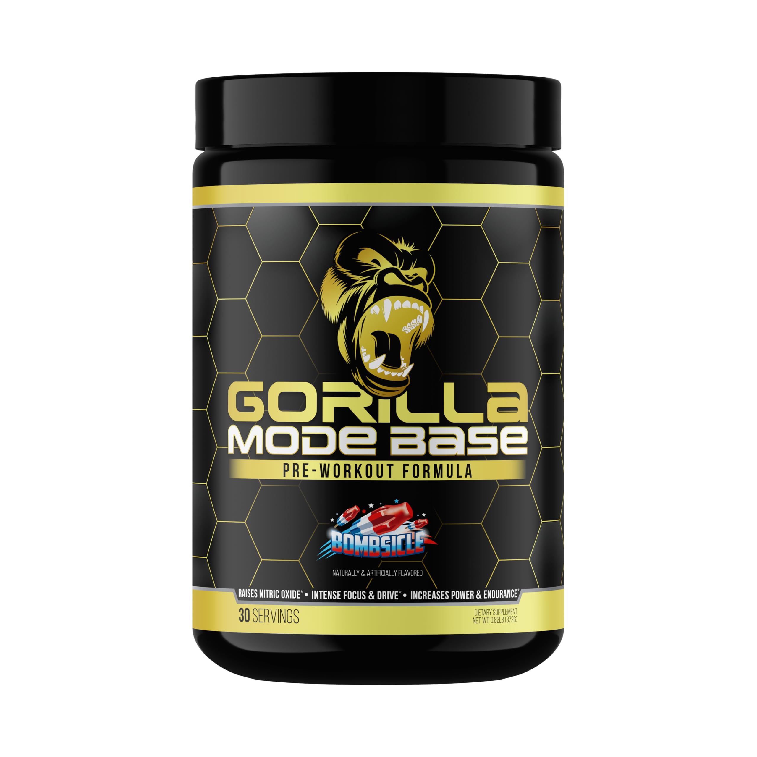 Gorilla Mode Base Pre Workout - (Bombsicle)
