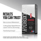 Hydroxycut Advanced - Thermogenic Supplement - Metabolism & Energy Support for Men & Women - C. Canephora Robusta, Yohimbe Extract & 200 mg Caffeine - Rapid Release Liquid Capsules - 60 Capsules