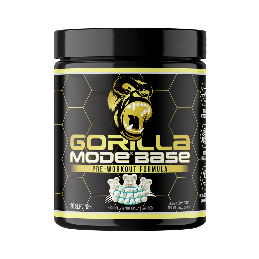 Gorilla Mode Base Pre Workout - (White Gummy Bear)
