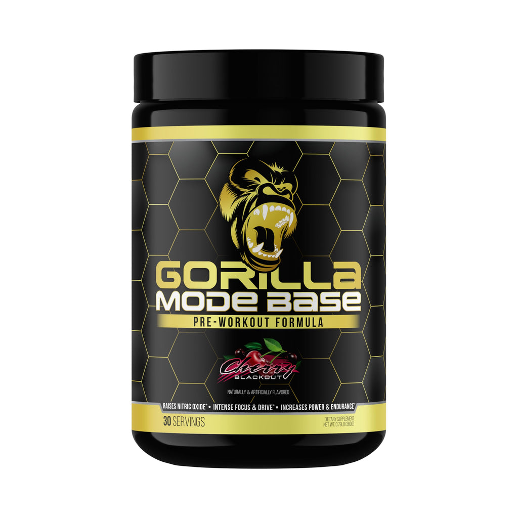 Gorilla Mode Base Pre Workout - (Cherry Blackout)