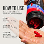 Hydroxycut Hardcore - Thermogenic Supplement - Energy & Metabolism Support - 265 mg Caffeine Anhydrous, 50 mg Yohimbe Extract - Rapid Release Capsules - for Men & Women - 60 Count