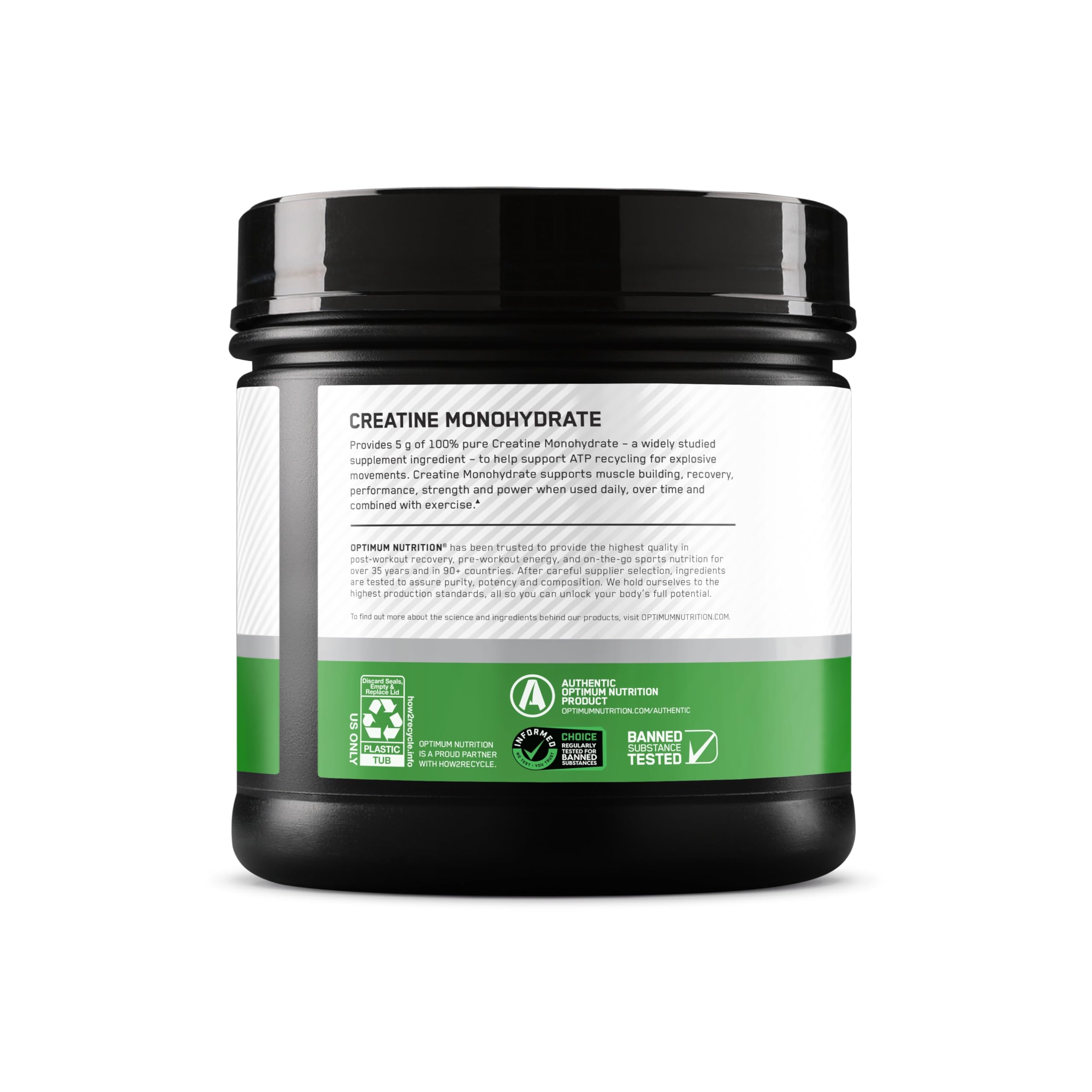 Optimum Nutrition Micronized Creatine Powder, Unflavored, 135 Servings