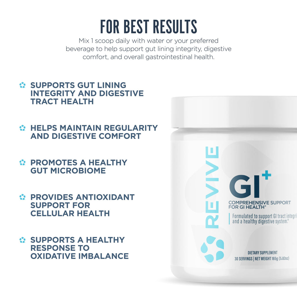 Revive MD Digestive Health Supplement, GI Plus (30 Servings) - Gluten-Free
