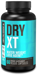 Jacked Factory Dry-XT Diuretic Water Pills - Natural Supplement | Reduces Water Retention & Bloating | Dandelion Root Extract, Potassium, 7 More Powerful Ingredients - 60 Veggie Capsules
