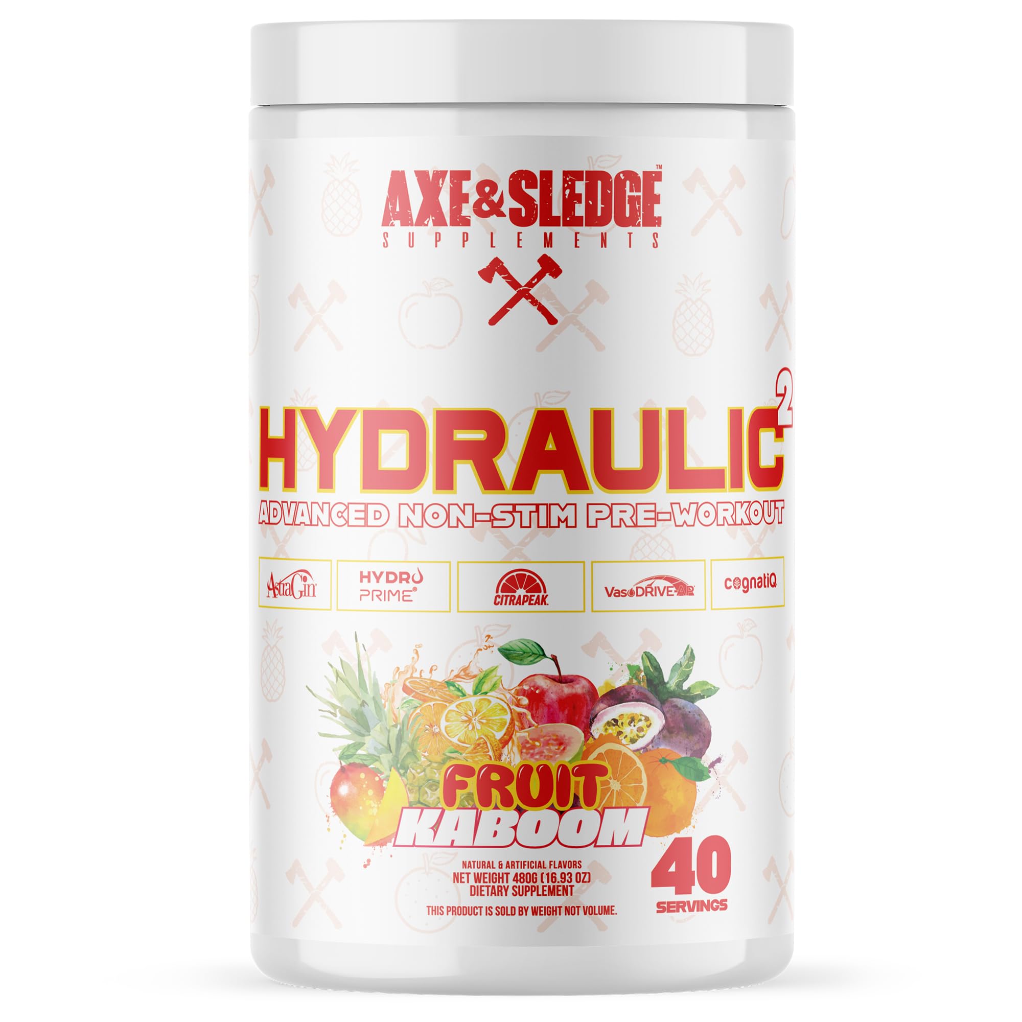 Axe & Sledge Hydraulic Stim-Free Pre-Workout Powder - Fruit Kaboom