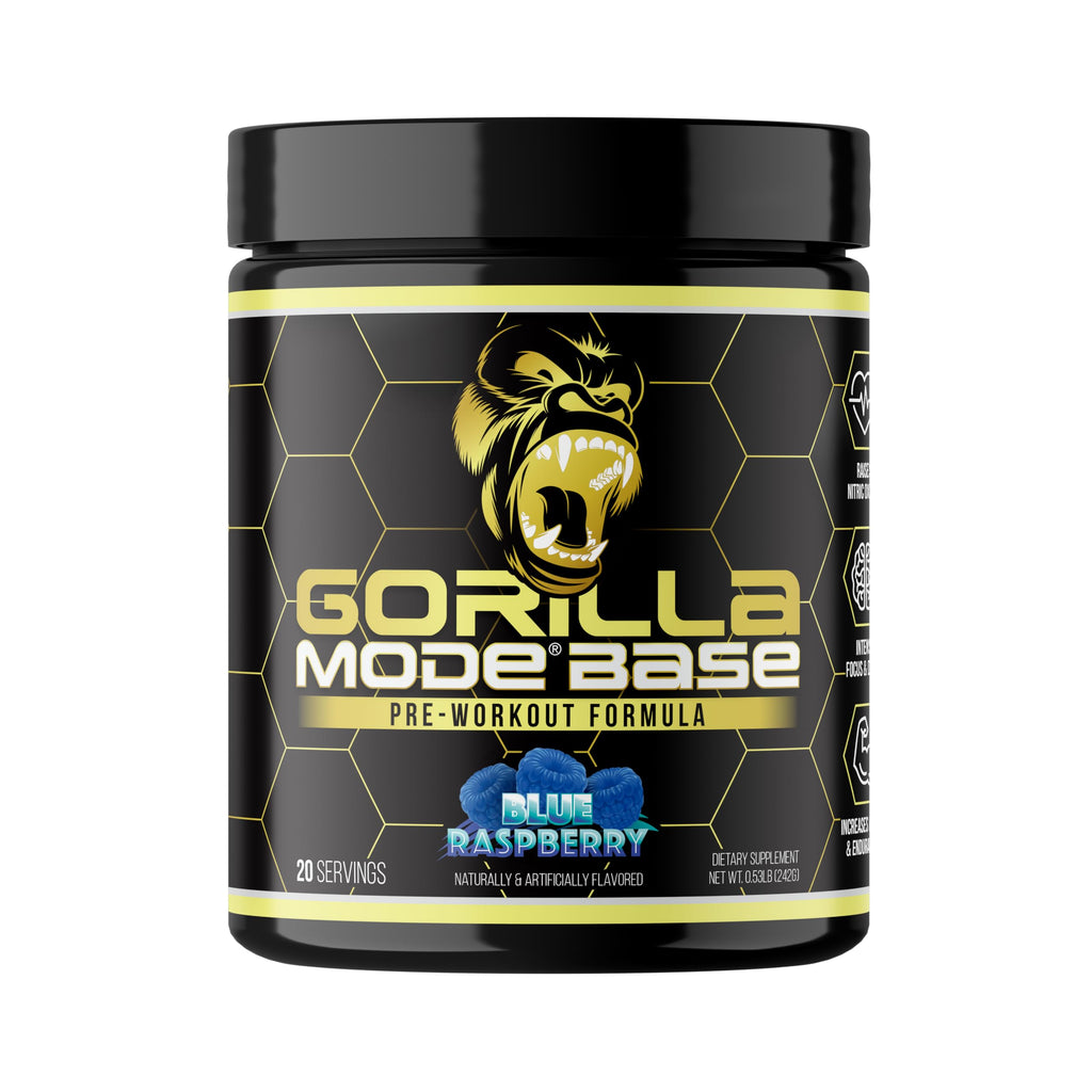 Gorilla Mode Base Pre Workout - (Blue Raspberry)