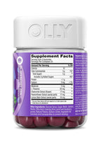 OLLY Restful Sleep Gummy Supplement with Melatonin & L-Theanine Chamomile, Blackberry Zen, 50 Gummies (25 Day Supply) Supports a Healthy Sleep Cycle* (Packaging May Vary)