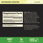 Optimum Nutrition Micronized Creatine Monohydrate Powder, Unflavored, 60 Servings, 300 Grams (Packaging May Vary)
