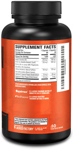 Jacked Factory Burn-XT Clinically Studied Fat Burner & Weight Loss Supplement - Appetite Suppressant & Energy Booster - with Acetyl L-Carnitine, Green Tea Extract and More - 60 Natural Diet Pills