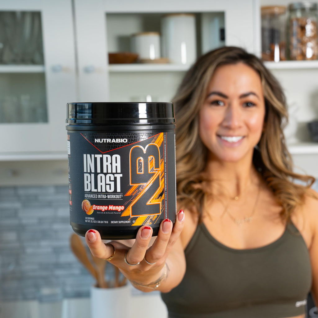 NutraBio Intra Blast Pre Workout & Muscle Recovery, Orange Mango