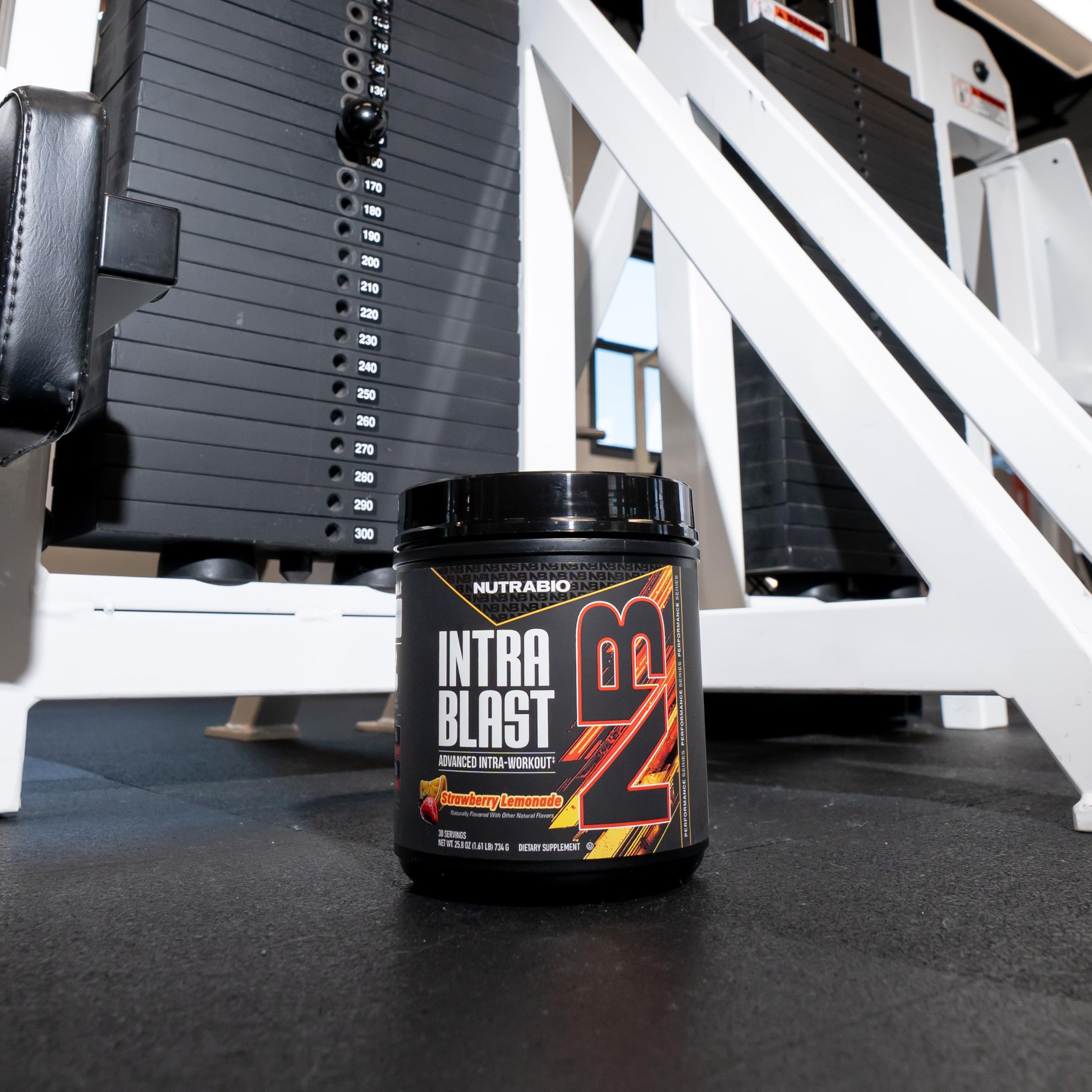 NutraBio Intra Blast Pre Workout & Muscle Recovery, Strawberry Lemonade