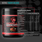Gorilla Mode Nitric Upgraded Stimulant Free Pre-Workout – (Tigers Blood)