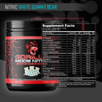 Gorilla Mode Nitric Upgraded Stimulant Free Pre-Workout – (White Gummy Bear)