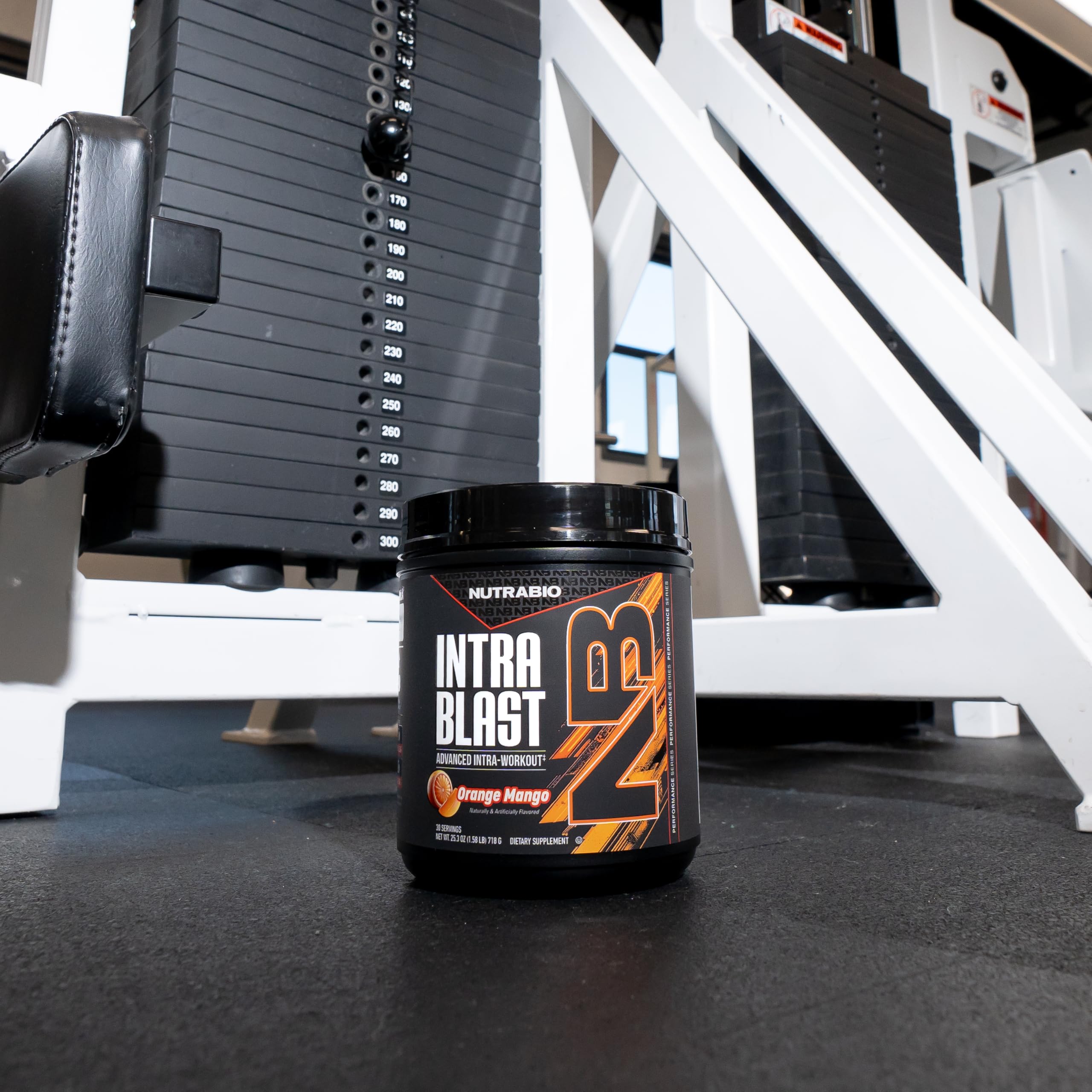 NutraBio Intra Blast Pre Workout & Muscle Recovery, Orange Mango