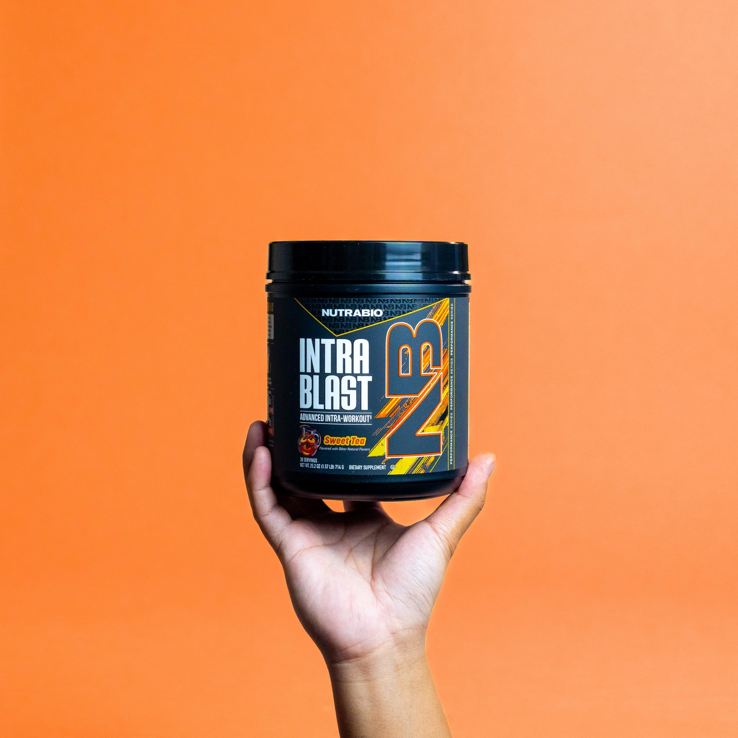 NutraBio Intra Blast Pre Workout & Muscle Recovery, Sweet Tea