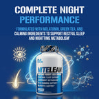 Night Time Fat Burner for Weight Loss Support - Belly Fat Burner for Men & Women with Green Tea and White Kidney Bean Extract - Nighttime Metabolism Booster & Sleep Optimizer to Help Stubborn Fat Loss