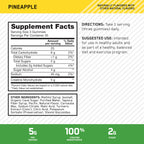 Optimum Nutrition Creatine Monohydrate Gummies, Pineapple Flavor, 105 Count, 35 Servings, 5g Creatine per Serving (Packaging May Vary)