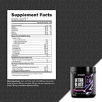 NutraBio Intra Blast Pre Workout & Muscle Recovery, Grape Berry Crush, 30 Serving