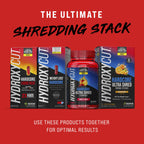 Hydroxycut Hardcore Ultra Shred Gummies, Sweet Heat - 99% Stimulant Free - Includes Capsaicin & B Vitamins - For Women & Men