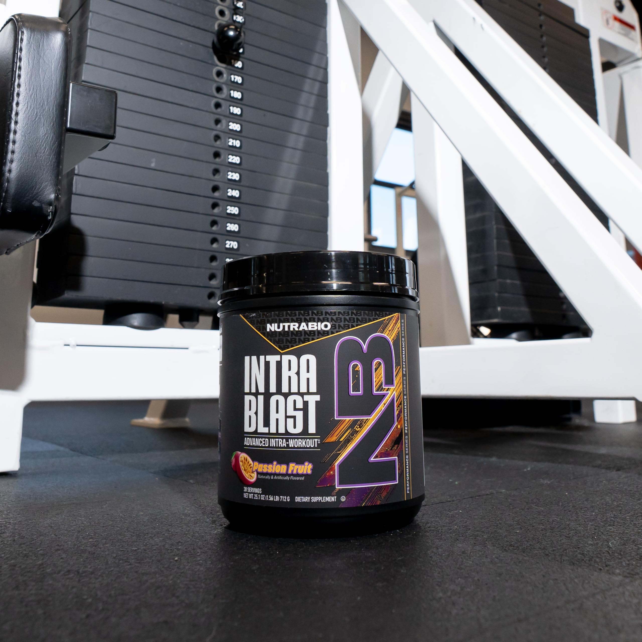 NutraBio Intra Blast Pre Workout & Muscle Recovery, Passion Fruit