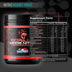 Gorilla Mode Nitric Upgraded Stimulant Free Pre-Workout – (Rocket Frost)