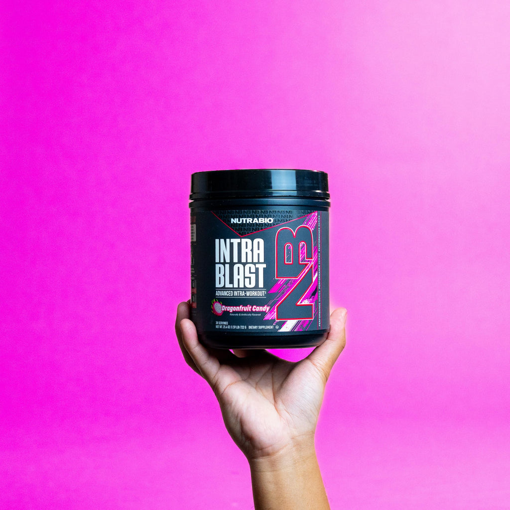 NutraBio Intra BlastPre Workout & Muscle Recovery, Dragonfruit Candy